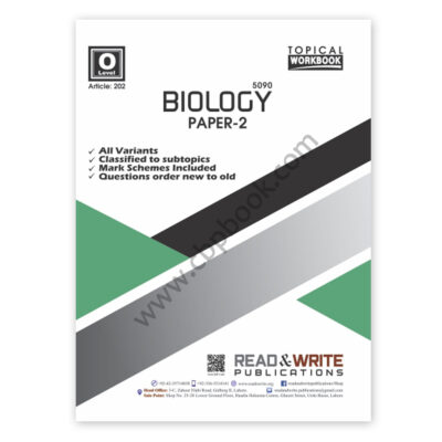 O Level BIOLOGY Paper 2 Topical Workbook (Art#202) - Read & Write