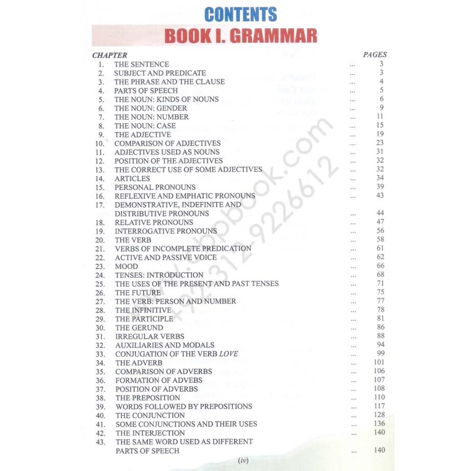 Wren and Martin High School English Grammar and Composition CBPBOOK