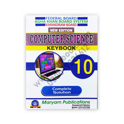 Federal Board Computer Science Class 10 Key Book – Maryam
