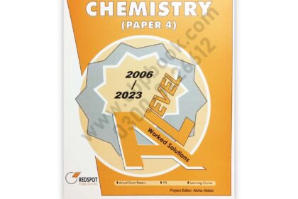 A Level CHEMISTRY Paper 4 Topical Solution 2024 Edition - REDSPOT