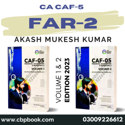 CA CAF 5 FAR 2 Vol 1 & 2 Edition 2023 By Akash Mukesh Kumar – ARTT