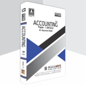 a level accounting paper 1 mcqs (art#111) by m nauman malik - read & write