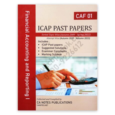 CA CAF 1 FAR I ICAP Past Papers Spring 2024 – CA Notes