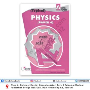 A Level PHYSICS Paper 4 Topical Worked Solution 2024 Edition - REDSPOT