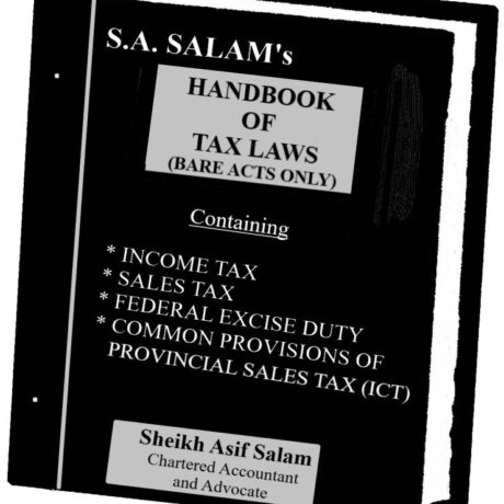 Handbook Of TAX LAWS (Bare Acts Only) 2023-24 Ed - SA SALAM