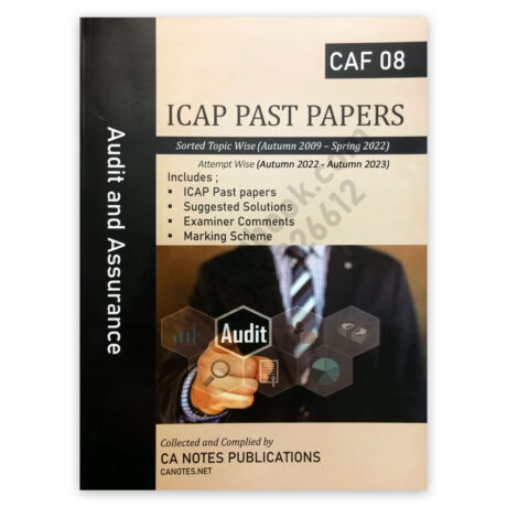 CA CAF 8 Audit & Assurance ICAP Past Papers Spring 2024 – CA Notes