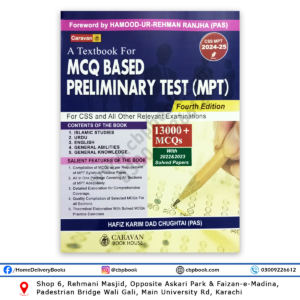 CSS MCQ Based Preliminary Test (MPT) 4th Ed 2024-24 By Hafiz Karim Dad - Caravan