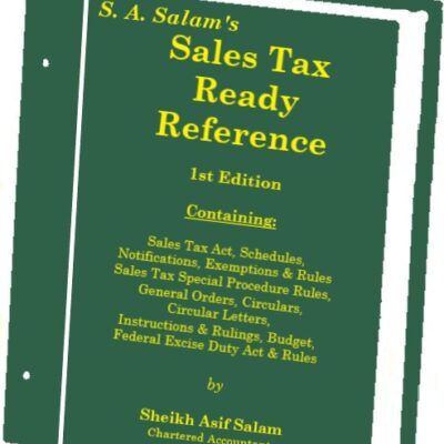 Sales Tax Ready Reference 2 Folders Edition 2023-24 - SA SALAM