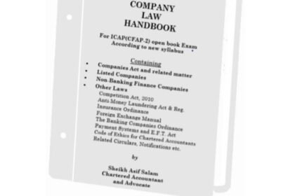 CFAP-2 Company Law Bare Act Summer 2025 For ICAP Open Book Exam - SA SALAM