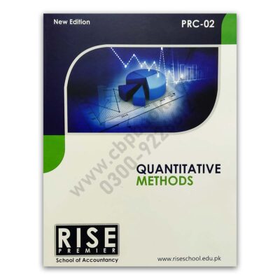 CA PRC 2 Quantitative Methods 2023 Edition Practice Manual – RISE Premier