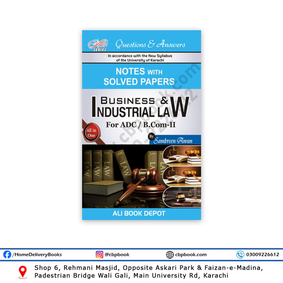 Notes with Solved Papers Business & Industrial Law For ADC / B Com 2 ...