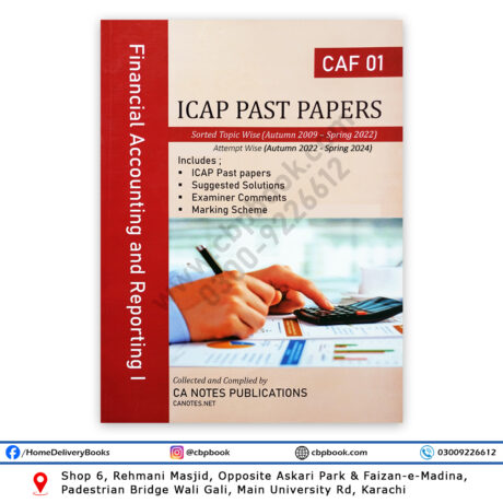 CA CAF 1 FAR I ICAP Past Papers Autumn 2024 – CA Notes