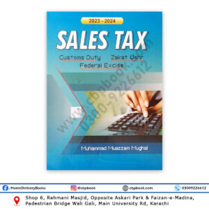 SALES TAX Tax Year 2023-2024 By Muhammad Muazzam Mughal