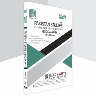 O Level Pakistan Studies P2 Geography Notes By Javed Kausar Art419 - Read & Write