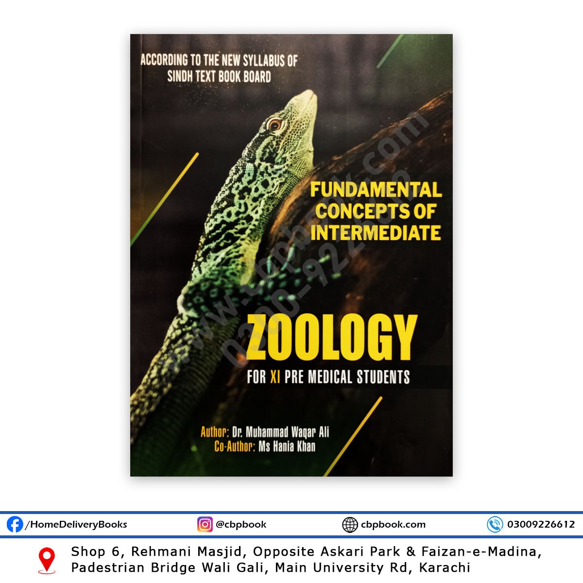 ZOOLOGY For Class XI Pre Medical By Dr Muhammad Waqar Ali - DAMWA ZOOLOGY For Class XI Pre Medical By Dr Muhammad Waqar Ali - DAMWA