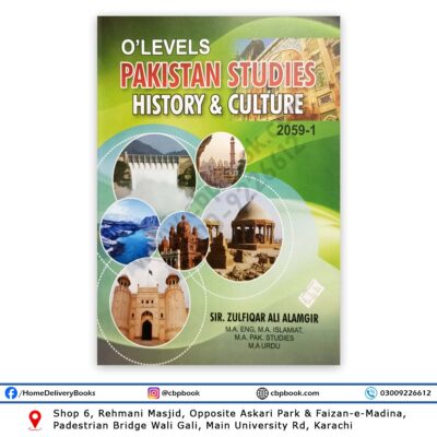 O Level Pakistan Studies History By Sir Zulfiqar Ali Alamgir - Students Resource