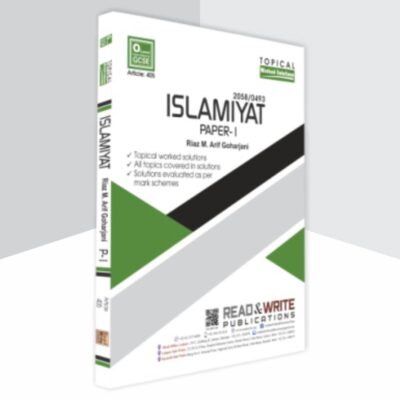 O Level IGCSE Islamiat P1 Topical Solved By Riaz M Arif Gohar jani (Art405) – Read & Write