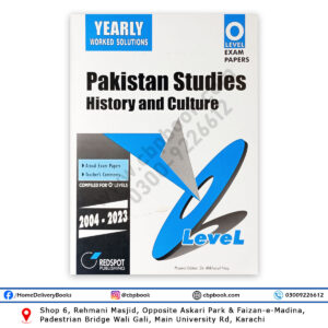 O Level Pakistan Studies History Yearly Solutions 2024 Edition - REDSPOT