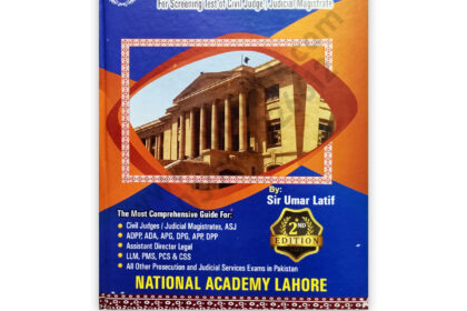 Sindh Judicial Guide 2nd Edition For Screening Test By Sir Umar Latif
