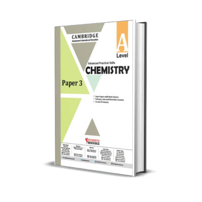 AL Chemistry 9701 P3 Yearly 2019-2023 Pakistani V33-V34 Only Mark Scheme - Students Resource