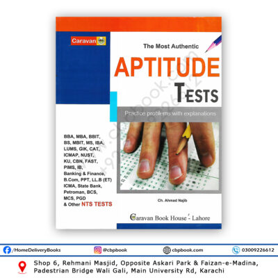 The Most Authentic APTITUDE TEST 2024 by Ch Ahmed Najib - CARAVAN BOOK