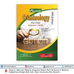 CRIMINOLOGY 19th Edition By Nasir Khan & Ammar Sattar - ADVANCED