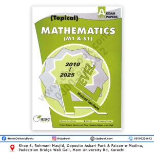 A Level Mathematics M1 and S1 Topical Worked Solution 2026 Edition REDSPOT Publishing Cambridge 9709