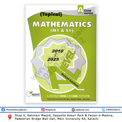 A Level Mathematics M1 and S1 Topical Worked Solution 2026 Edition REDSPOT Publishing Cambridge 9709