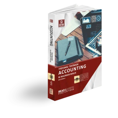 O Level Accounting Theory and Practice Art#105 by M Nauman Malik Read and Write textbook for O Level students