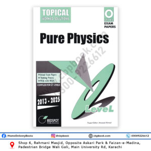 O Level Pure Physics Topical Worked Solution 2026 Edition by REDSPOT Publishing for Cambridge Physics 5054