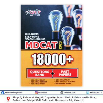 Grip MDCAT 18000+ Questions Bank & Past Papers