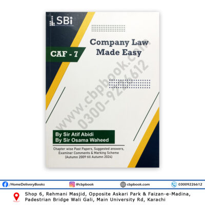 CA CAF 7 Company Law 13th Edition 2024 By Atif Abidi - CA Notes