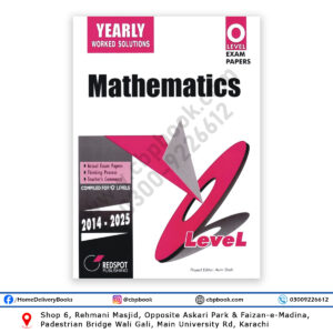 O Level Mathematics Yearly Worked Solution 2026 Edition REDSPOT Publishing Cambridge 4024 past papers 2014 to 2025 Paper 1 and Paper 2 solved
