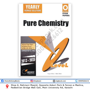 O Level Pure Chemistry Yearly Worked Solution 2026 REDSPOT Publishing Cambridge 5070 Past Papers 2013-2025