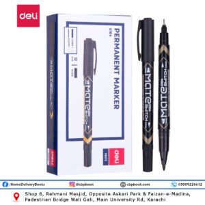 Deli Mate EU10420 Permanent Marker Double Side