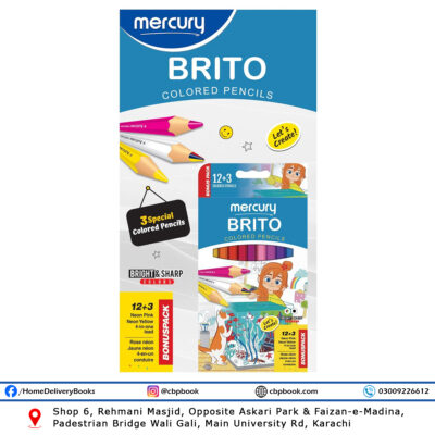 Mercury Brito Colour Pencil Large Pack of 12+3 Box