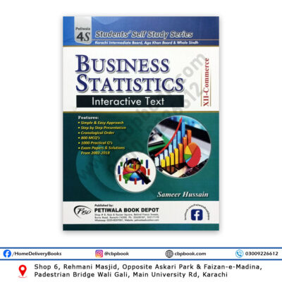 Business Statistics Text XII Commerce By Sameer Hussain - Petiwala Book
