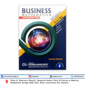 Business Mathematics Text XI Commerce By Sameer Hussain - Petiwala Book