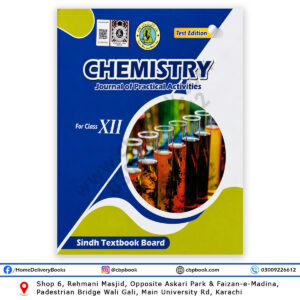 Chemistry Journal of Practical Activities for Class XII Test Edition by Sindh Textbook Board