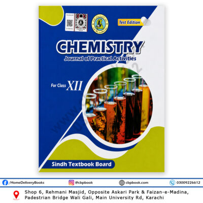 Chemistry Journal of Practical Activities for Class XII Test Edition by Sindh Textbook Board