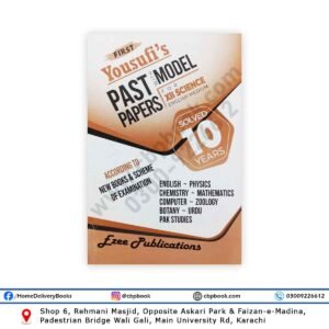 Yousufis 10 Years SOLVED Past Papers XII Science 2025 English Medium – Ezee