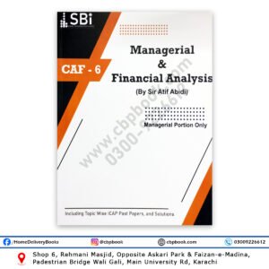 CA CAF 6 MFA Made Easy (Managerial Portion) By Atif Abidi - SBI