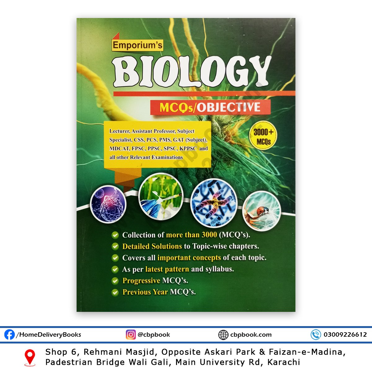 BIOLOGY 3000+ MCQs By Baqir Raza - Emporium BIOLOGY 3000+ MCQs By Baqir Raza - Emporium