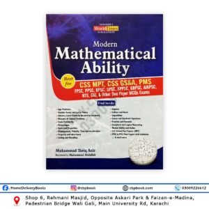 JWT Modern Mathematical Ability For CSS MPT, CSS GS&A, PMS By M Tariq Aziz