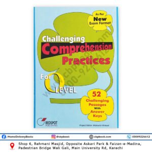 O Level Challenging Comprehension Practices 2025 Redspot Publishing