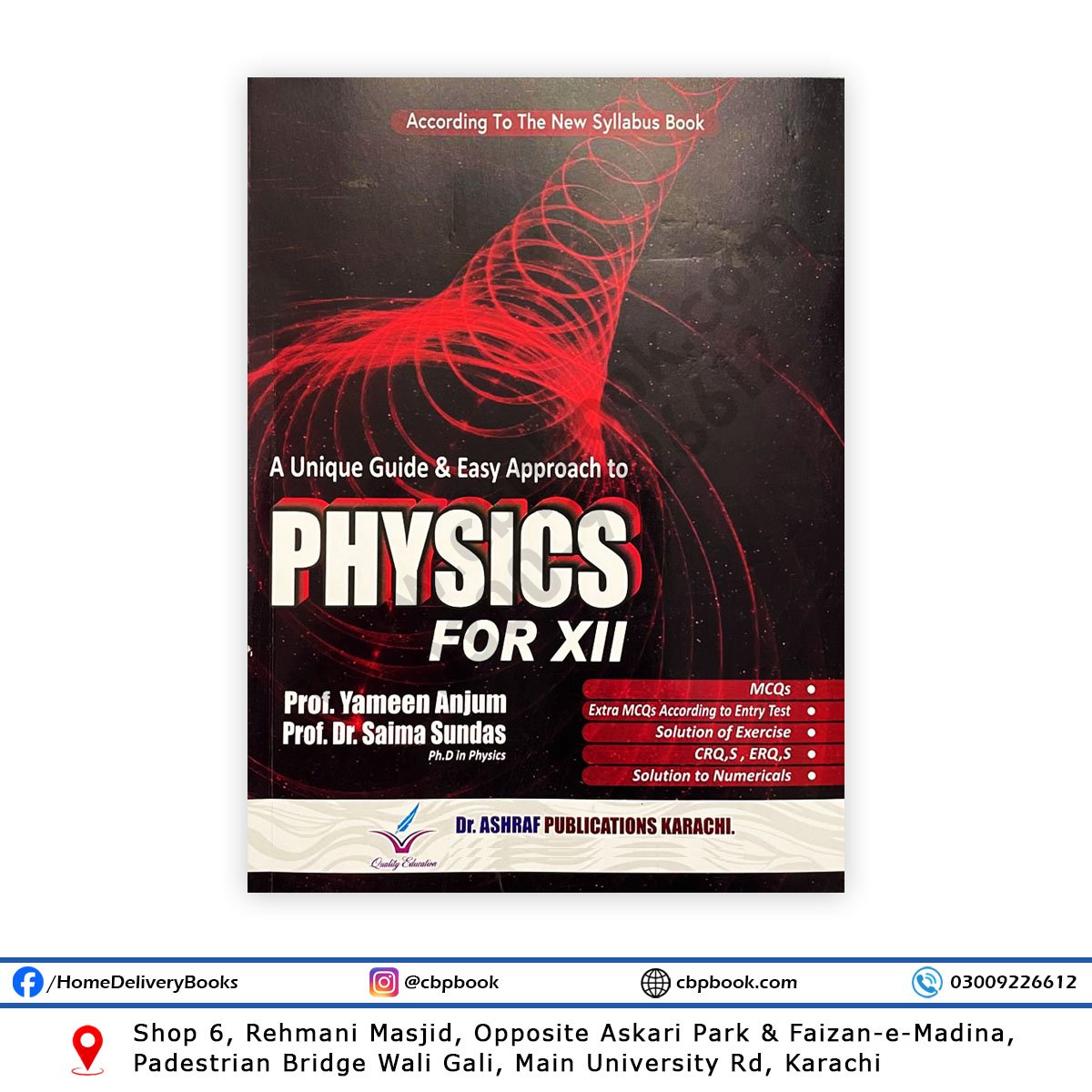 Physics For Class XII - 12 By Prof Yameen Anjum - Dr Ashraf Publications Physics For Class XII - 12 By Prof Yameen Anjum - Dr Ashraf Publications