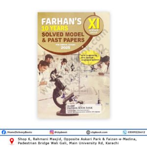 Farhan's 10 Years Solved Model & Past Papers XI Science 2025 English Medium