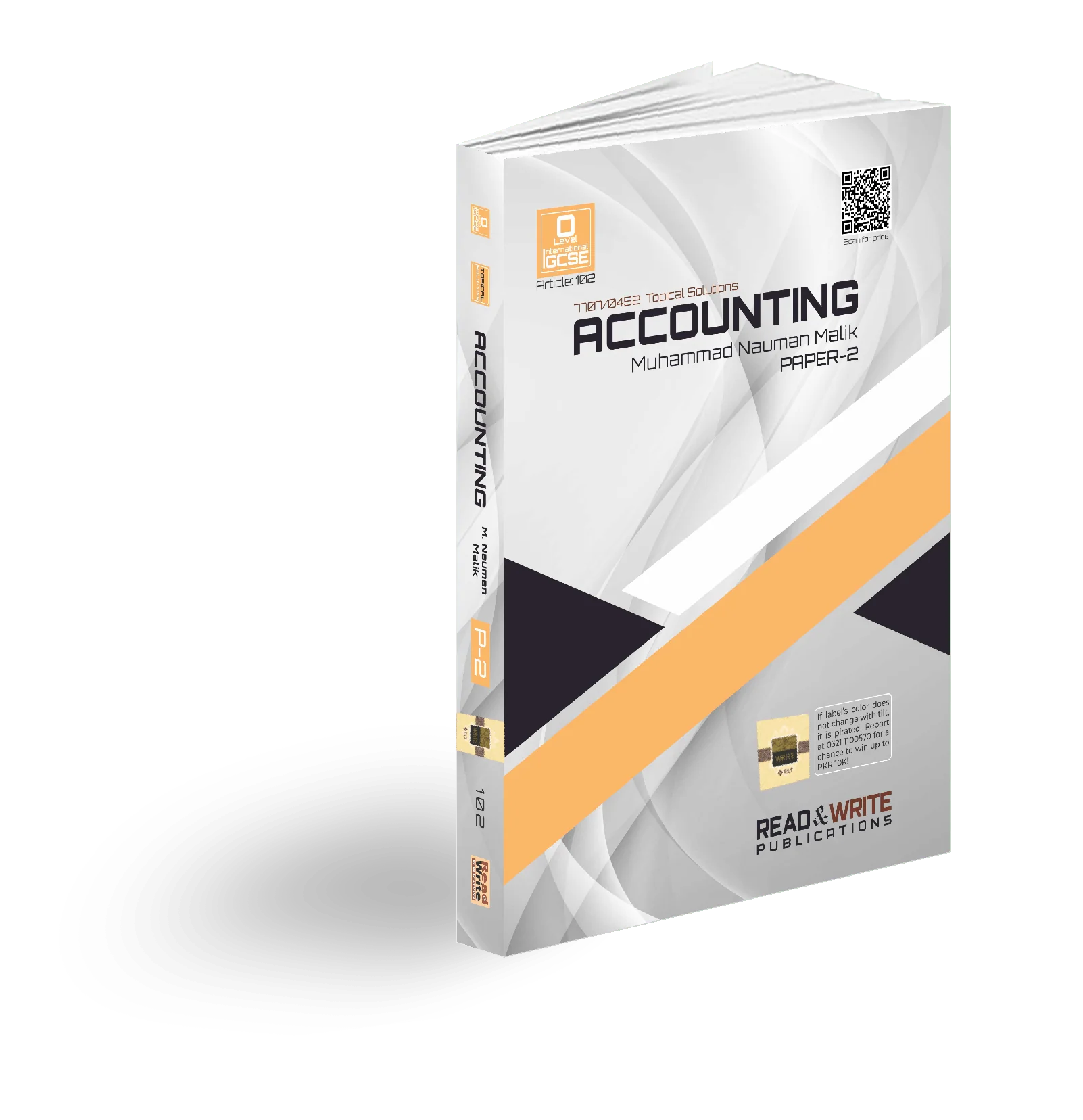 O-Level / IGCSE Accounting Paper 2 Topical Worked Solutions by Mr. Nauman Malik – Article 102 Read & Write Edition O-Level / IGCSE Accounting Paper 2 Topical Worked Solutions by Mr. Nauman Malik – Article 102 Read & Write Edition