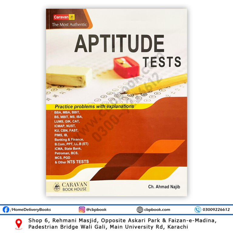 The Most Authentic APTITUDE TEST 2025 by Ch Ahmed Najib – CARAVAN BOOK ...
