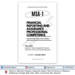 CA MSA 1 Financial Reporting and Assurance Professional Competence ICAP Attempt Wise Past Papers Updated Till Summer 2026
